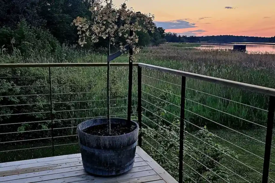 Vajeräcke svarta stolpar