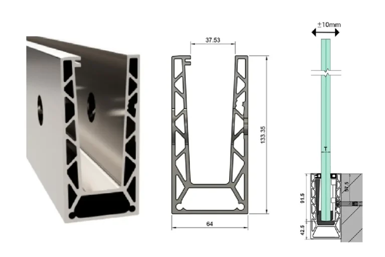 Glasräcke stolpfritt