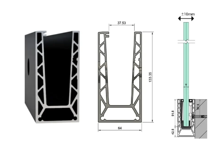 Glasräcke stolpfritt